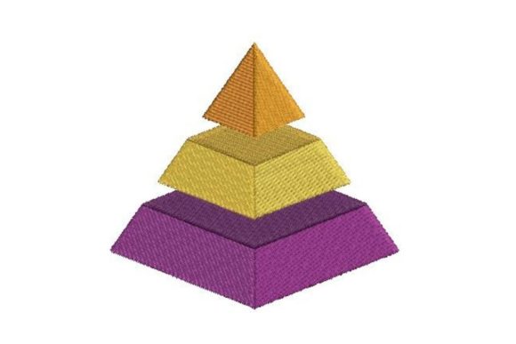 3D Pyramind: A Seasonal Embroidery Gem