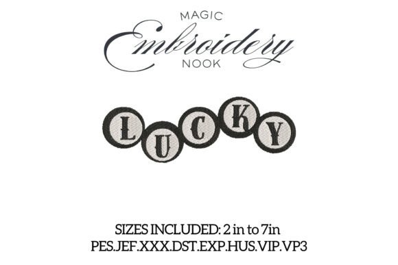 Lucky Pool Balls Embroidery Design