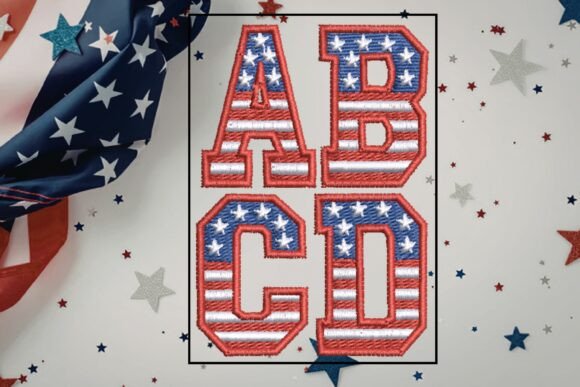 Stars and Stripes Alphabet Review